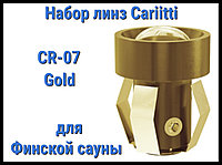 Набор линз для финской сауны Cariitti CR-07 (Золото, 6 штук, без источника света, прозрачная линза)