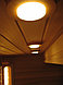 Потолочный светильник для финской сауны Cariitti SCA (Дерев. оправа, матовое стекло, без источника света), фото 5