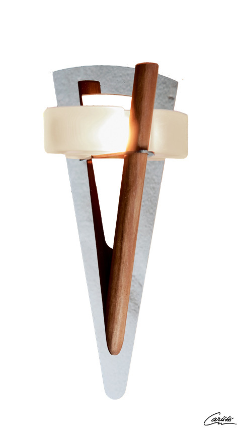 Светильник для финской сауны Cariitti Факел TL-100 (С деревянным стержнем, IP67, без источника света) - фото 2 - id-p85158870