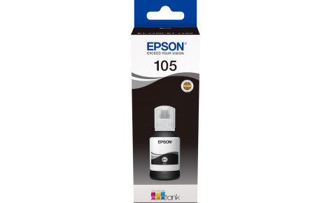 Epson C13T00Q140 Картридж струйный черный 105 EcoTank BK Ink Bottle - фото 1 - id-p85158980