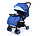 Детская коляска Tomix Cosy Blue с перекидной ручкой, фото 6