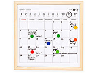 Whiteboard calendar маркері бар жазбаларға арналған күнтізбе