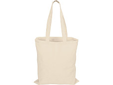 Сумка для шопинга Carryme 140 хлопковая, 140 г/м2, натуральный, фото 4