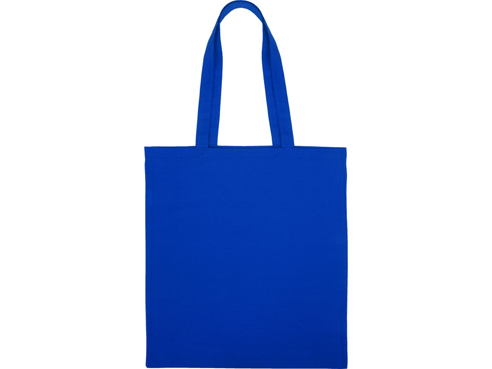 Сумка для шопинга Carryme 140 хлопковая, 140 г/м2, синий - фото 4 - id-p85159567