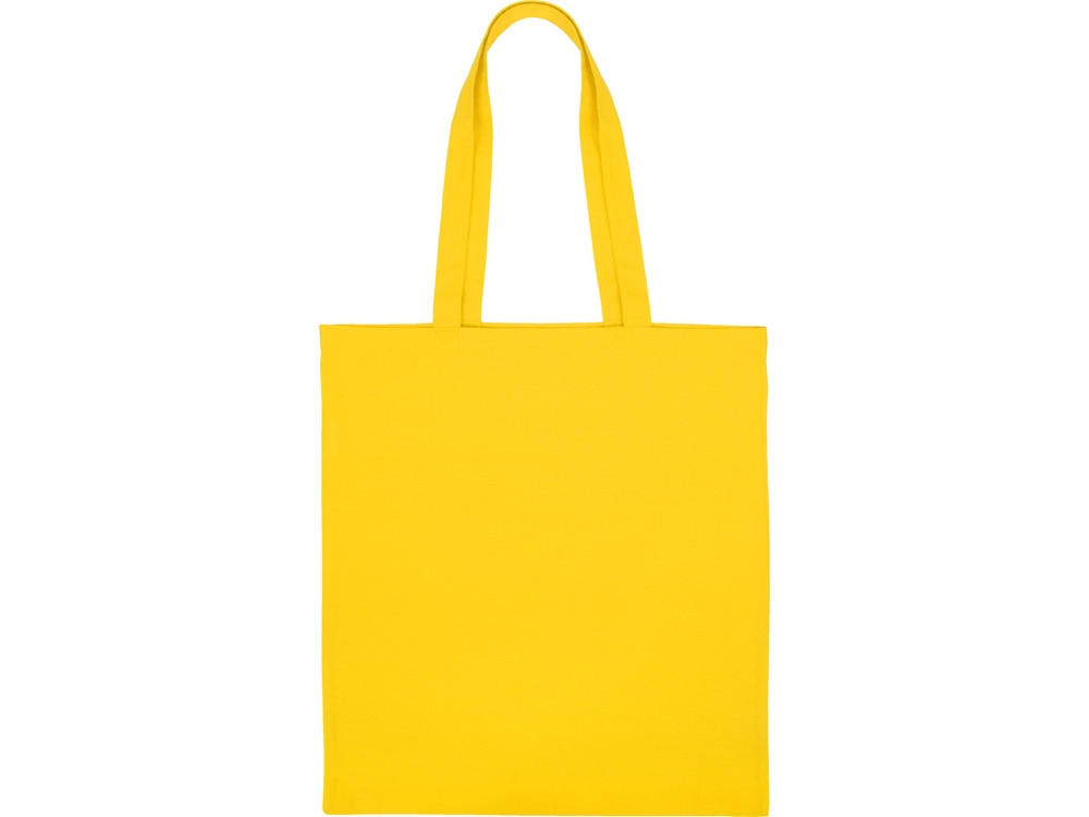 Сумка для шопинга Carryme 140 хлопковая, 140 г/м2, желтый - фото 4 - id-p85159568