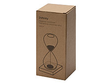 Песочные магнитные часы на деревянной подставке Infinity, фото 3