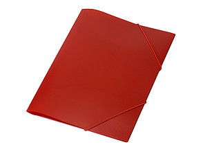 Папка формата А4 на резинке, красный, фото 2