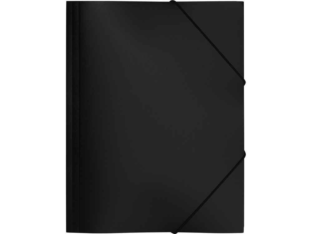Папка формата А4 на резинке, черный - фото 2 - id-p85159622