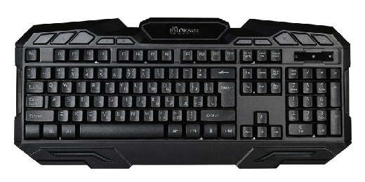 Клавиатура игровая Oklick 700G черный USB Multimedia Gamer LED