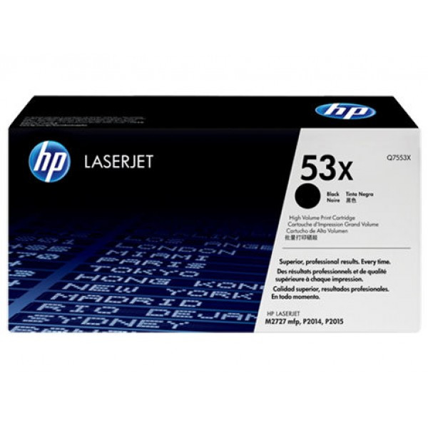 HP Q7553X Картридж лазерный На 7000 страниц HP 53X