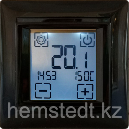 Терморегулятор SDF-421H программируемый черный, фото 2