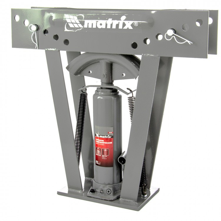 Трубогиб гидравлический, 1/2-2", 12 т, в комплекте с башмаками Matrix