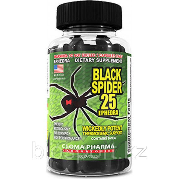 Cloma Pharma Black Spider, 100 капсул