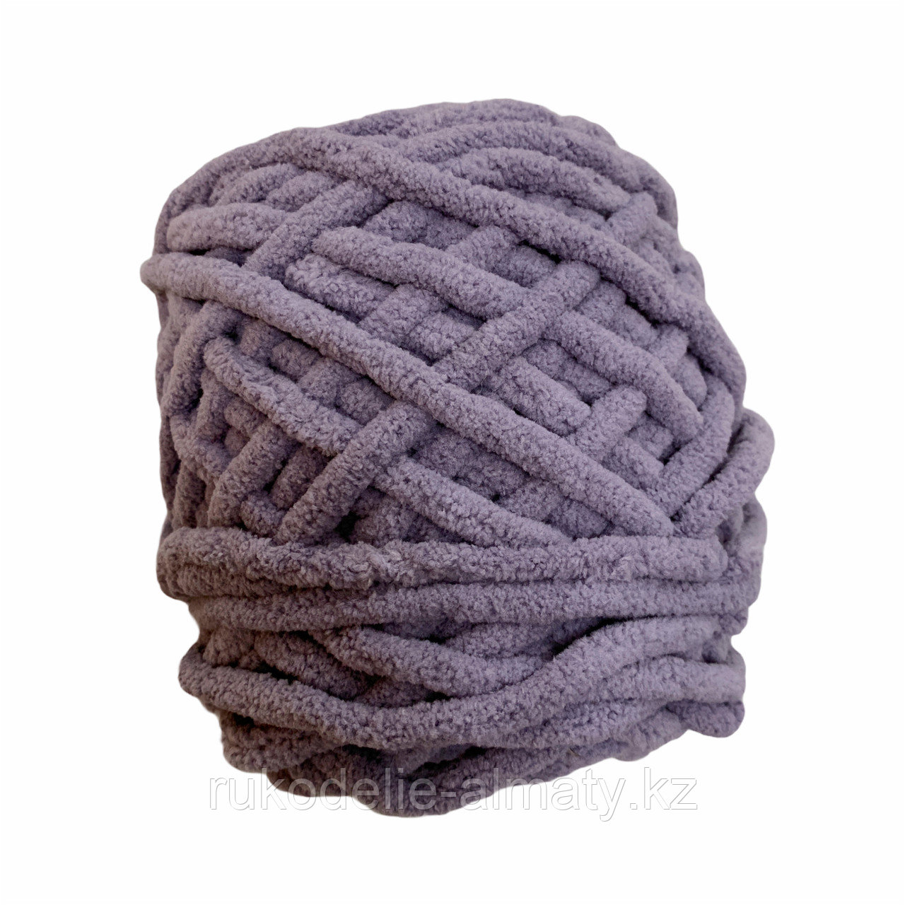 Велюровая пряжа для ручного вязания, толщиной 0,8 мм темно-серый