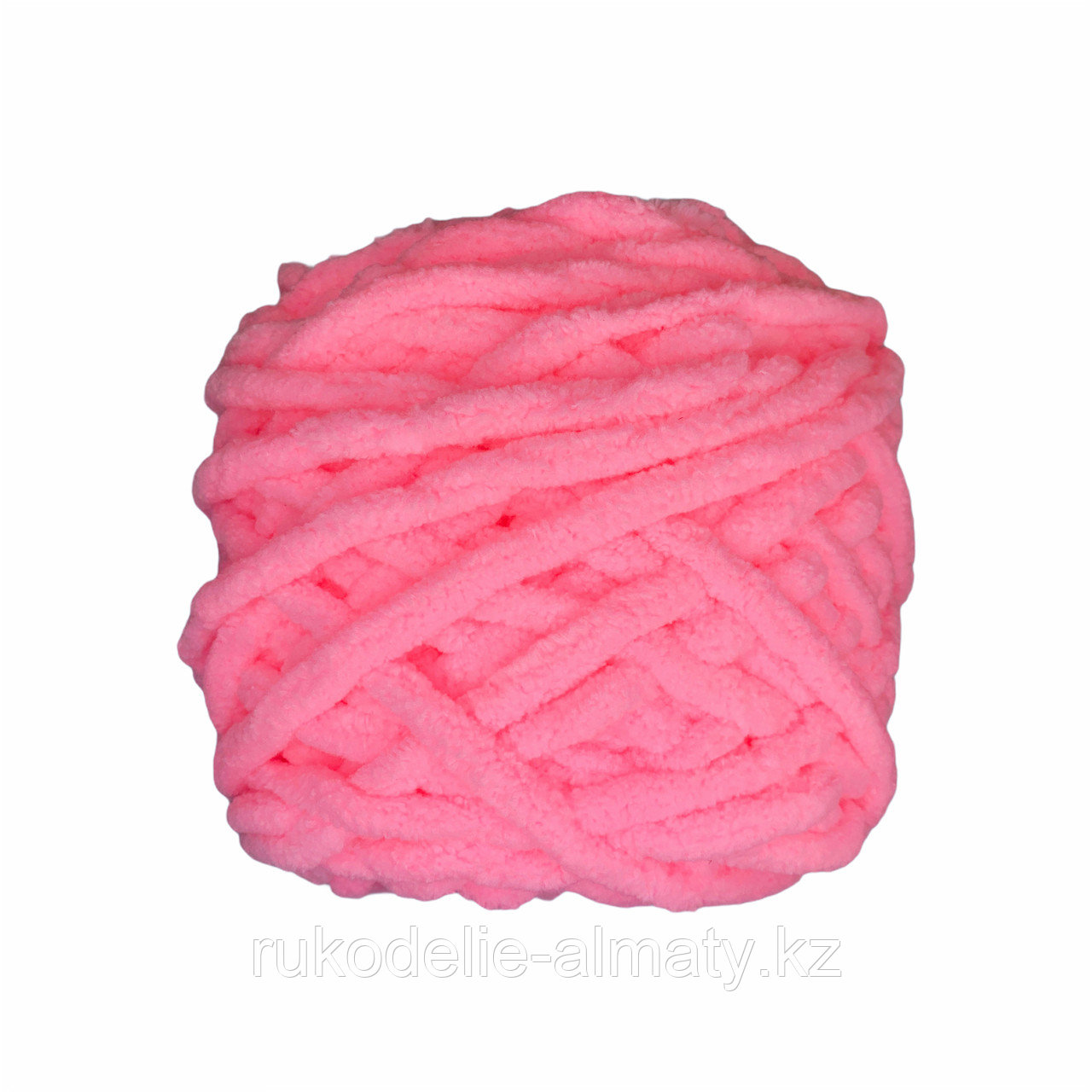 Велюровая пряжа для ручного вязания, толщиной 0,8 мм нежно-розовый - фото 1 - id-p85169316
