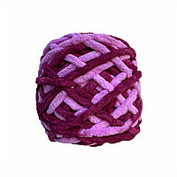 Велюровая пряжа для ручного вязания, толщиной 0,8 мм сиренево-фиолет