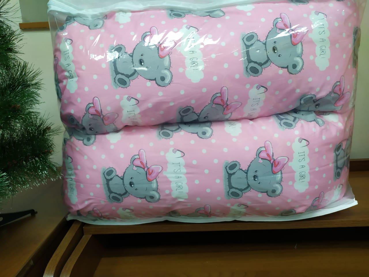 Подушка для беременных Мишка с бантом