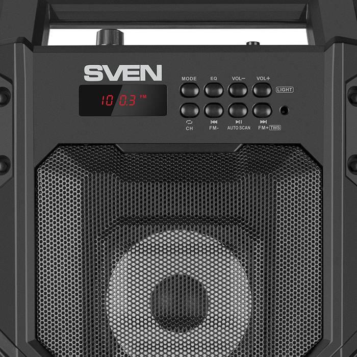 SVEN PS-435, черный, акустическая система 2.0, мощность 2x10 Вт (RMS), TWS, Bluetooth, FM, USB / - фото 3 - id-p85019122