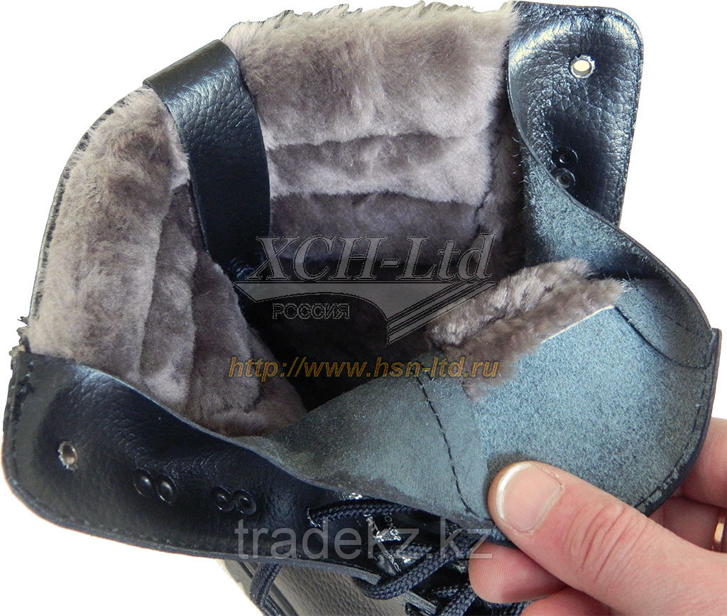 Обувь, ботинки, берцы зимние ХСН Охрана (кожа, натуральный мех), размер 42 - фото 7 - id-p85176870
