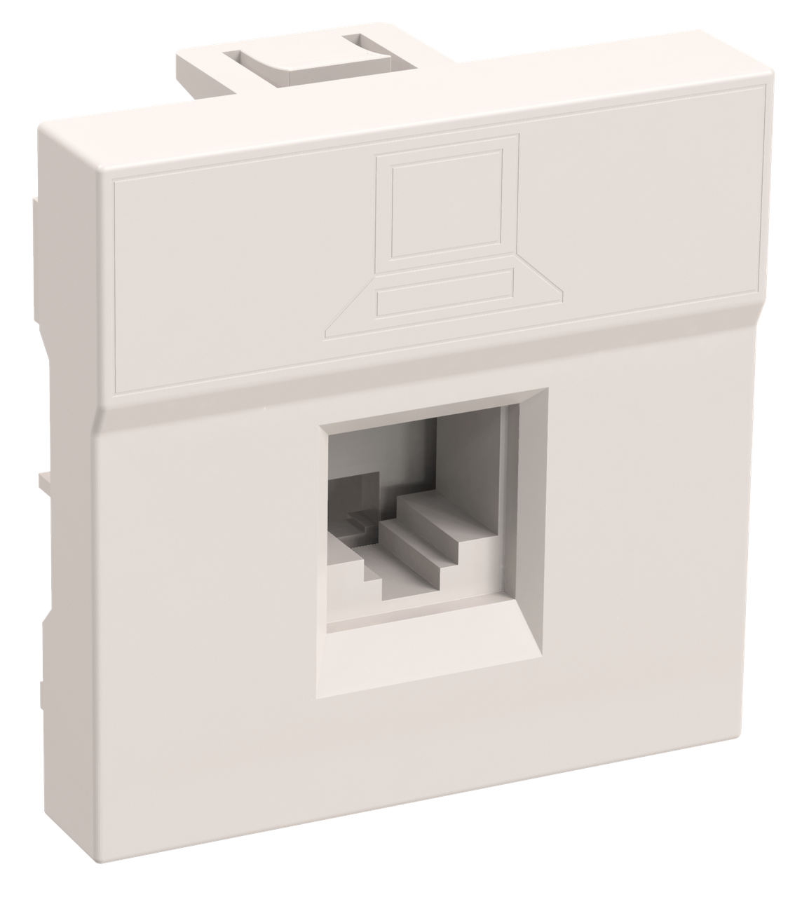 РКИ-20-00-П Розетка информационная RJ-45 UTP кат.5e (на 2 модуля) ПРАЙМЕР белая IEK - фото 1 - id-p83987498