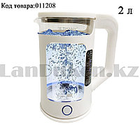 Электрический чайник термостойкий стеклянный корпус с подсветкой 2 л Tiffany YL380