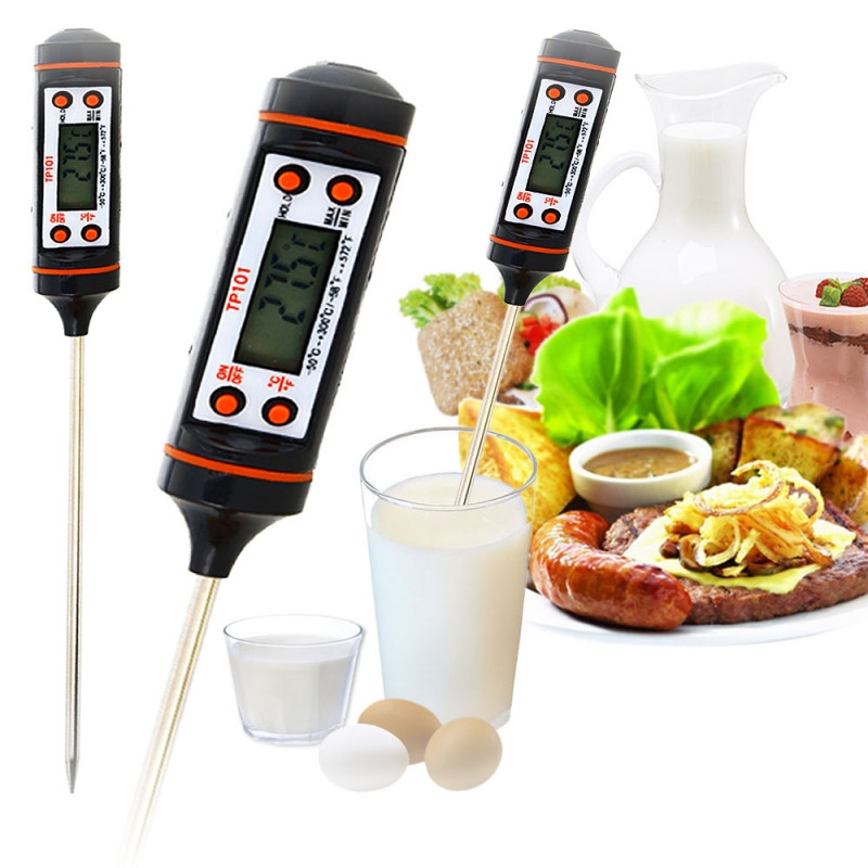Термометр электронный для пищевых продуктов с щупом 15см (ТР-101) - фото 3 - id-p85181027