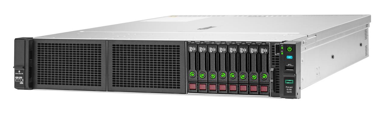HPE P19564-B21 Сервер DL180 Gen10 (1xXeon4208(8C-2.1G)/ 1x16GB 1R/ 8 SFF SC/ S100i SATA RAID/ 2x1GbE/ 1x500Wp