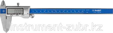 Штангенциркуль ЗУБР, ШЦЦ-I-200-0,01,цифровой, нерж. сталь, металлический корпус,200мм, шаг измерения 0,01мм, фото 2