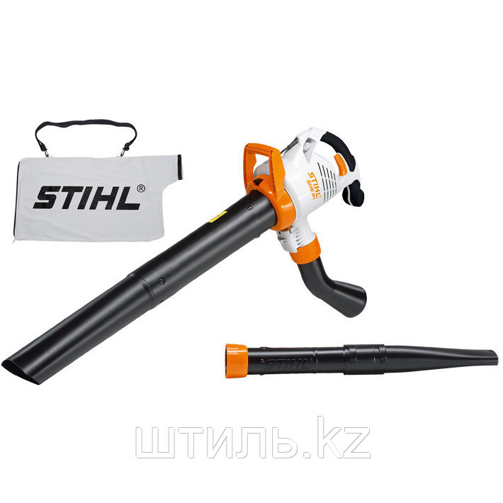 Всасывающий измельчитель STIHL SHE 81 (1,4 кВт | 650 м3/ч) электрический садовый пылесос и воздуходувка