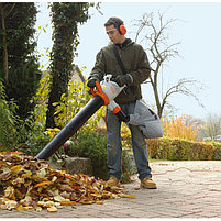 Всасывающий измельчитель STIHL SHE 71 (1,1 кВт | 580 м3/ч) электрический садовый пылесос и воздуходувка, фото 2