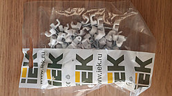 Скоба 5мм плоская пластиковая (100шт) IEK