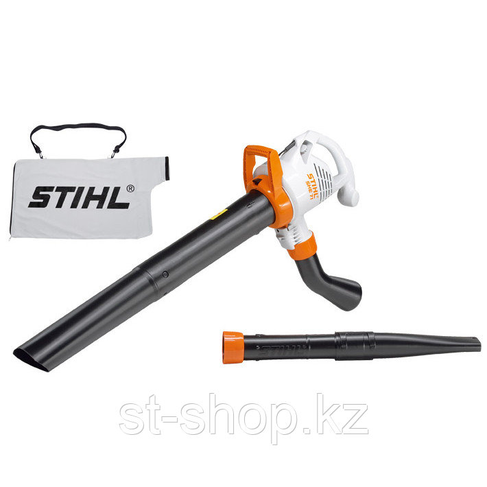 Всасывающий измельчитель STIHL SHE 71 (1,1 кВт | 580 м3/ч) электрический садовый пылесос и воздуходувка
