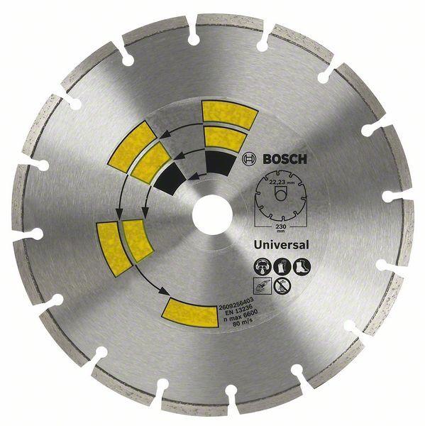Алмазный отрезной круг универсальный Bosch Eco for Universal 230x22.23x2.4x7 мм