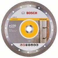 Алмазный отрезной круг универсальный Bosch Expert for Universal Turbo 230x22.23x2.8x12 мм