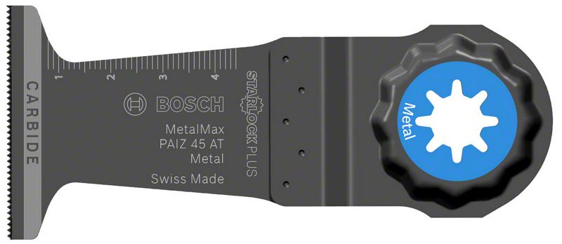 Погружное пильное полотно Bosch Starlock Plus Carbide Metal Max PAIZ 45 AT