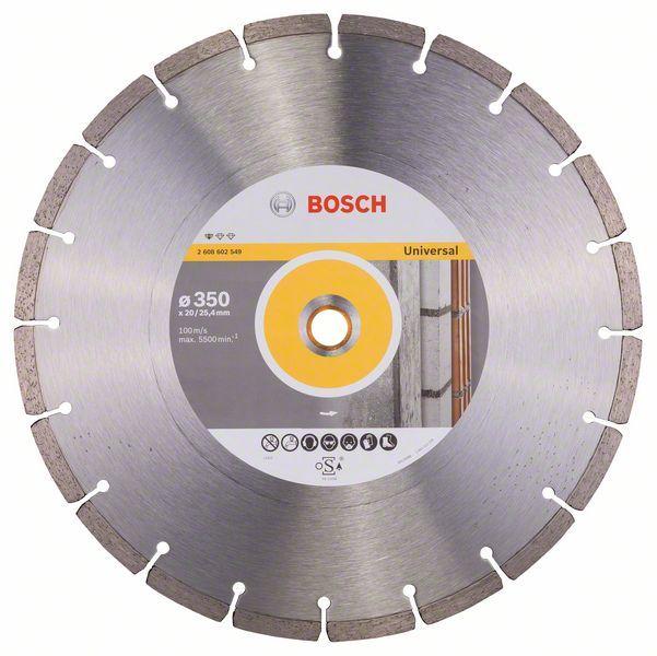 Алмазный отрезной круг универсальный Bosch Standard for Universal 350x20/25.4x3.1x10 мм