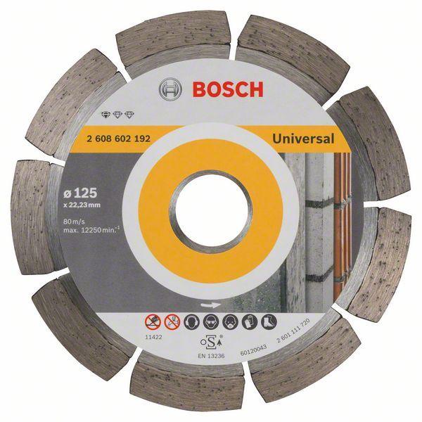 Алмазный отрезной круг универсальный Bosch Standard for Universal 125x22.23x1.6x10 мм, 10 шт
