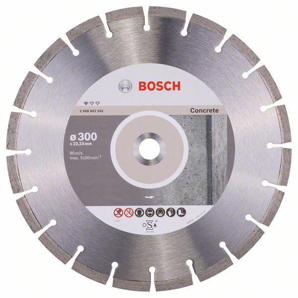 Алмазный отрезной круг по бетону Bosch Standard for Concrete 300x22.23x3.1x10 мм