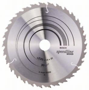 Пильный диск Bosch Speedline Wood 235 x 30/25, Z30, фото 1