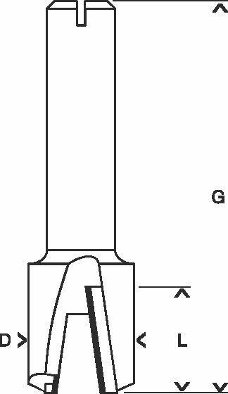 Шарнирная фреза Bosch Expert for Wood 8x19x51 мм - фото 3 - id-p85208204