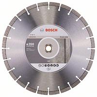 Алмазный отрезной круг по бетону Bosch Expert for Concrete 350x20/25.4x3.2x12 мм