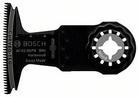 Погружное пильное полотно по дереву Bosch Starlock BIM AII 65 BSPB Hard Wood, 5 шт