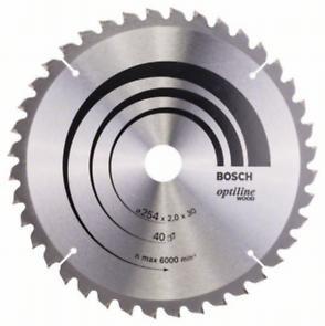 Пильный диск Bosch Optiline Wood 254 x 30 x 2,0 мм, Z40