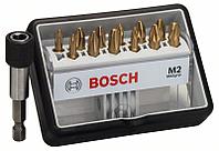 Набор бит Bosch Robust Line Max Grip M2, 13 шт