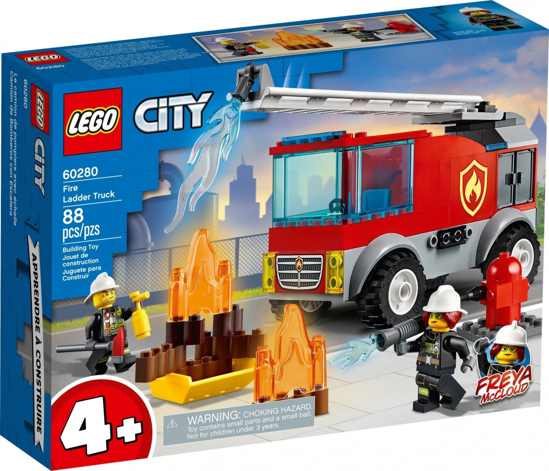 60280 Lego City Пожарные: Пожарная машина с лестницей, Лего Город Сити - фото 1 - id-p85043360