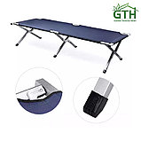 Походные стальные раскладушки 188х65 см, фото 2