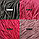 Полиэфирный шнур без сердечника, 3мм, пасма ⠀ ярко-розовый, фото 9