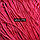 Полиэфирный шнур без сердечника, 3мм, пасма ⠀ ярко-розовый, фото 3