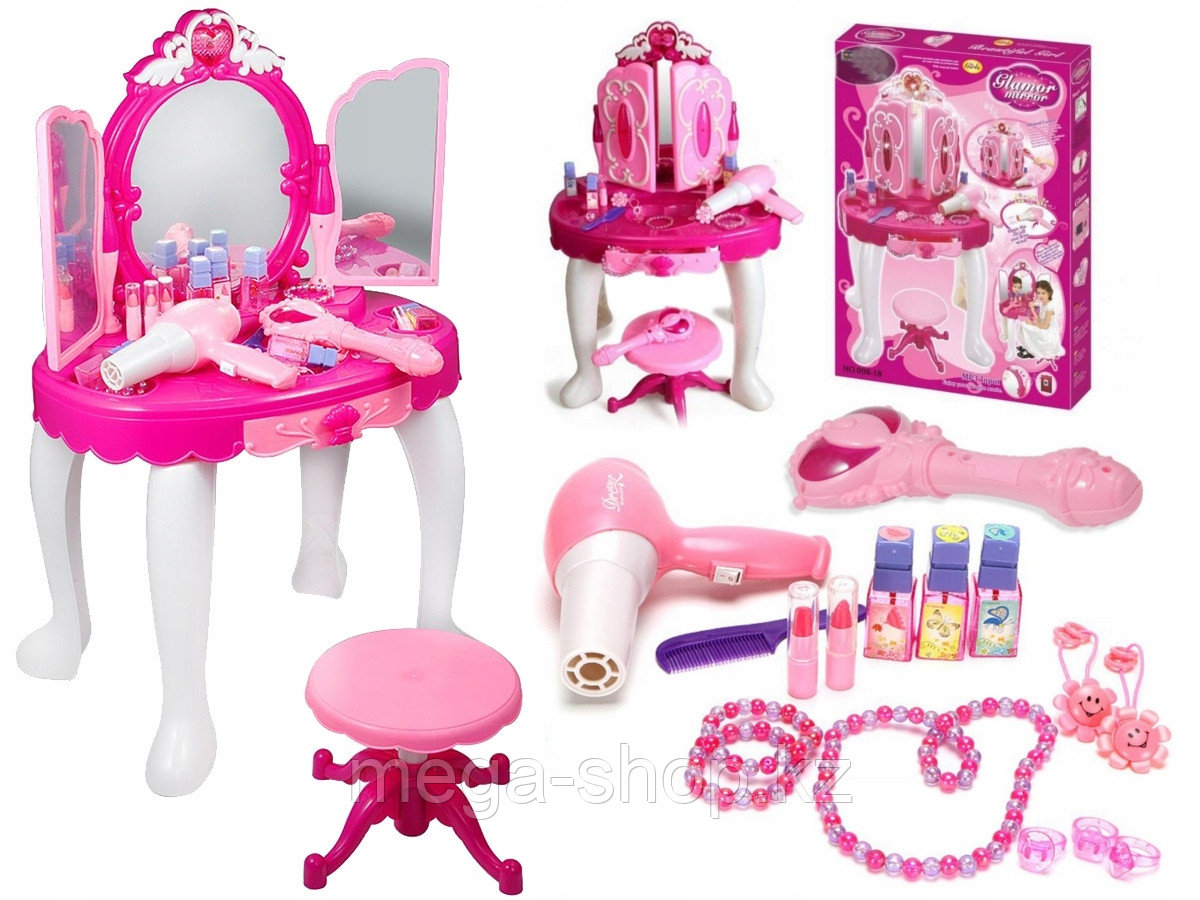 Детский игровой набор туалетный столик, трюмо для девочек - фото 2 - id-p85224470