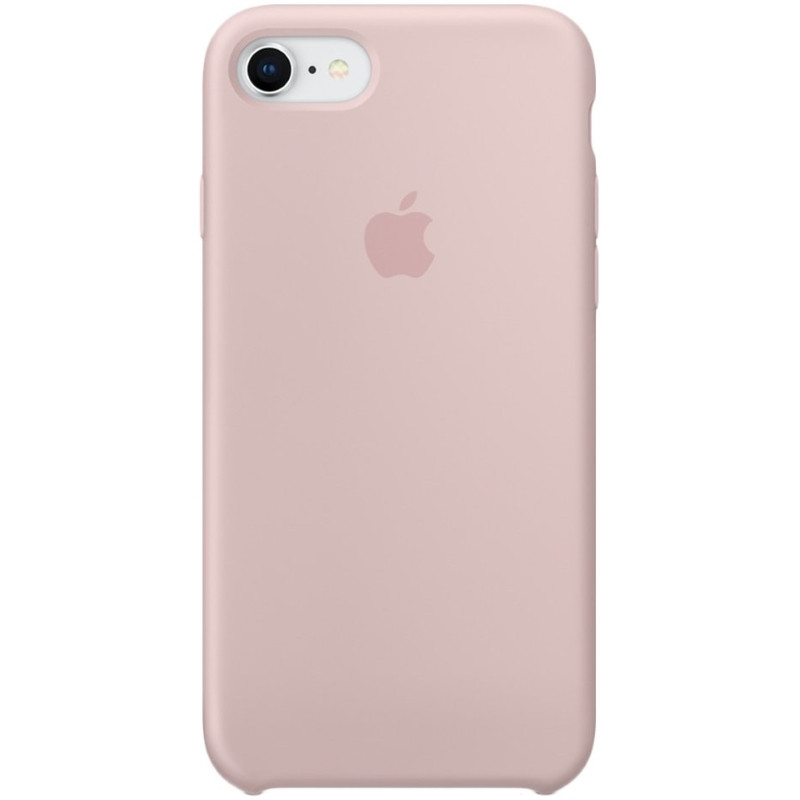 Оригинальный силиконовый чехол Apple для IPhone SE Gen.2/8/7 Silicone Case - Pink Sand, фото 1